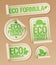 Eco friendly formula stickers