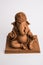 Eco friendly Ganesh/Ganpati idol or murti, home made. selective focus