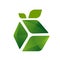 eco friendly green packaging icon logo design vector symbol illustration