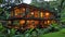 Eco friendly home with led lighting promoting sustainable living and energy conservation