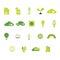 eco-friendly icons set. Vector illustration decorative design