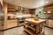 eco-friendly kitchen, with energy-efficient appliances and natural materials