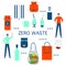 Eco friendly lifestyle Zero waste Reusable product