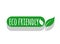 Eco friendly logo, eco label.