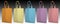 Eco friendly multi colored bags, non woven colorful handle loop bags