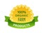 Eco-friendly natural products organic food, farm, biological labels, tags, stickers.