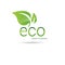 Eco Friendly Organic Natural Product Web Icon Logo