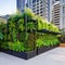 An eco-friendly rooftop garden with a rainwater collection system, vertical gardens, and solar panels5, Generative AI