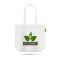 Eco friendly shopping bag. Zero waste element. Textile or fabric pack vector mockup