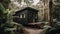 Eco-Friendly Tiny House in a Forest Setting