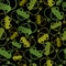 Eco friendly transport seamless background, seamless pattern wit