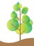 Eco friendly tree concept