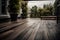 Eco-Friendly Weather-Resistant Wood Composite Decking For Sustainable Stylish Outdoor Terraces - Generative AI