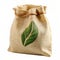 Eco friendly white burlap bags are reusable