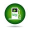 Eco gas pump icon