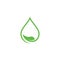 eco green environment logo vector icon illustration