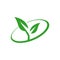 Eco green vector. Eco friendly icon. Recycle logo vector. Packaging Renewable symbol. Green Environmentally sign