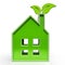 Eco House Shows Environmental Home