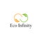 Eco infinity logo template