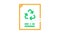 Eco Recycle Vacuum Package Packaging Icon Animation