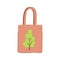 eco reusable bag cartoon vector illustration