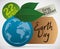 Eco Tags and Leaves for Earth Day Celebration, Vector Illustration