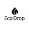 Eco Water Drop Droplet Leaf Splash Logo
