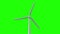 ECO wind turbine rotating animation.