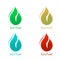 Ecological fuel icon, vector illustration