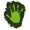 Ecological hand (vector)