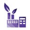 Ecological industrial plant icon