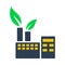 Ecological Industrial Plant Icon