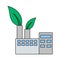 Ecological Industrial Plant Icon