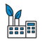 Ecological Industrial Plant Icon