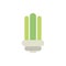 Ecological light bulb green energy icon