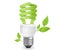Ecological lightbulbs illustration