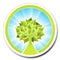 Ecological tree badge design