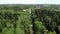 Ecologically clean Zelenograd administrative district of Moscow in Russia