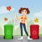 Ecologically responsible garbage collecting