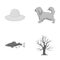 Ecology, business, trade and other web icon in monochrome style., branches, autumn, trunk, icons in set collection.