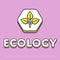 Ecology colour icon in line design