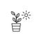 Ecology environment plant icon. Element of ecology environment icon