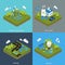 Ecology Isometric Compositions