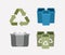 Ecology lifestyle set icons