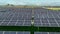 Ecology solar power station panels in the fields green energy at sunset landscape electrical innovation nature