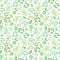 Ecology symbols seamless pattern background