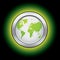 Ecology world button