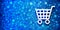 Ecommerce icon special glossy bokeh blue banner background glitter shine illustration