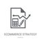 ecommerce strategy icon. Trendy ecommerce strategy logo concept
