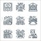 economic crisis line icons. linear set. quality vector line set such as investor, rich, financial, inflation, export, interest,